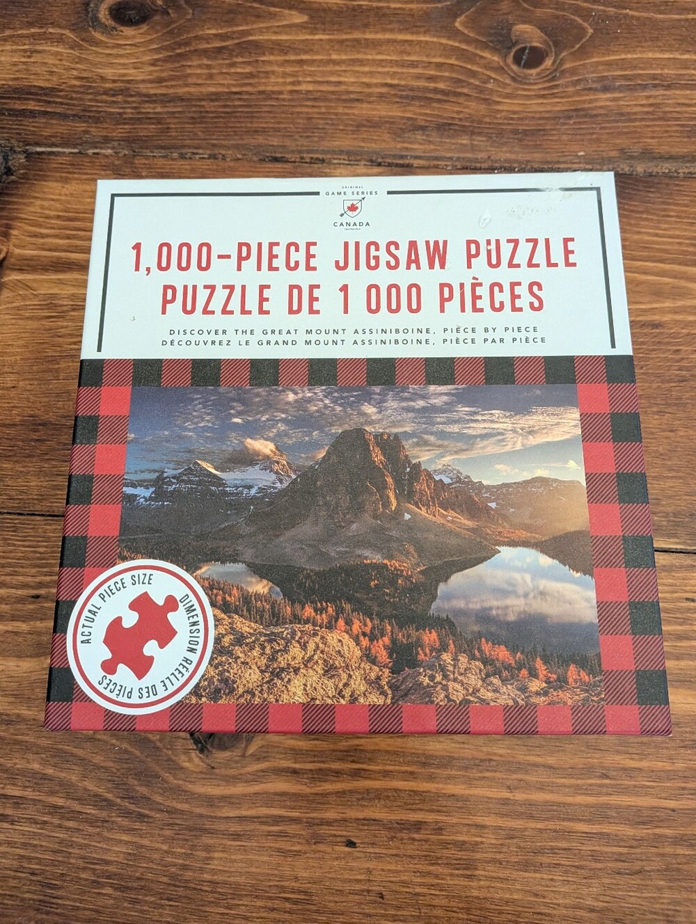 Canada Mount Assiniboine 1000 Piece Jigsaw Puzzle in Box